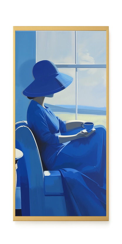 Blue Stillness Canvas Print