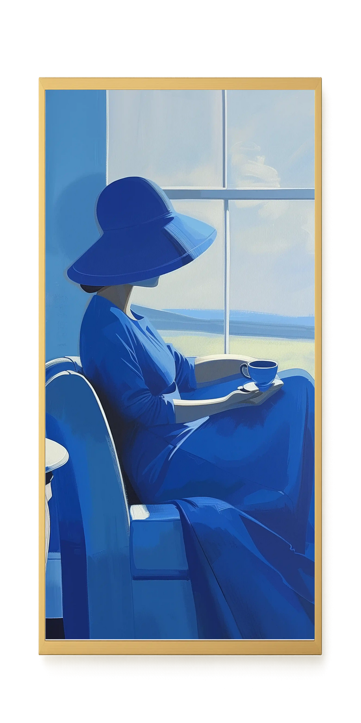 Blue Stillness Canvas Print