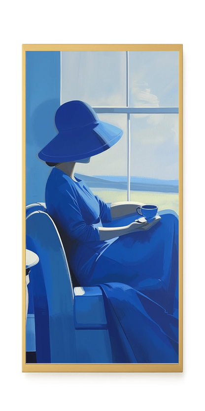 Blue Stillness Canvas Print