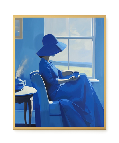 Blue Stillness Canvas Print