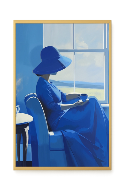Blue Stillness Canvas Print