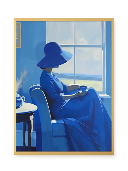 Blue Stillness Canvas Print