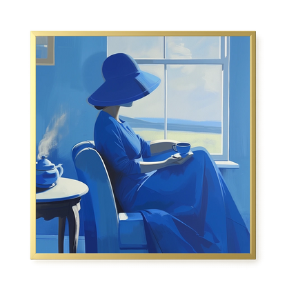 Blue Stillness Canvas Print