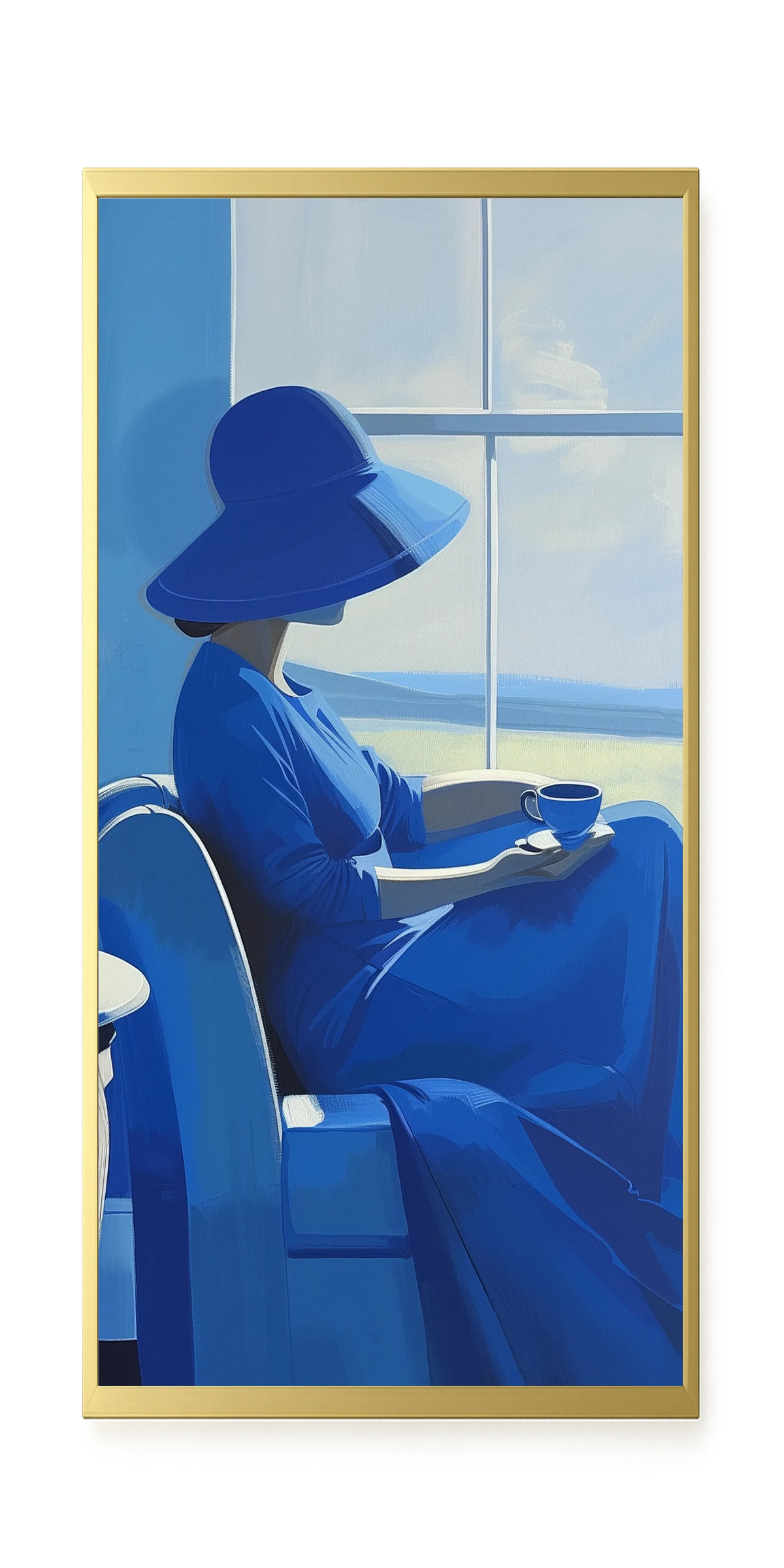 Blue Stillness Canvas Print