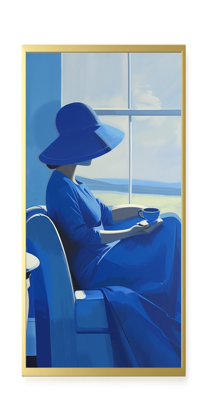 Blue Stillness Canvas Print