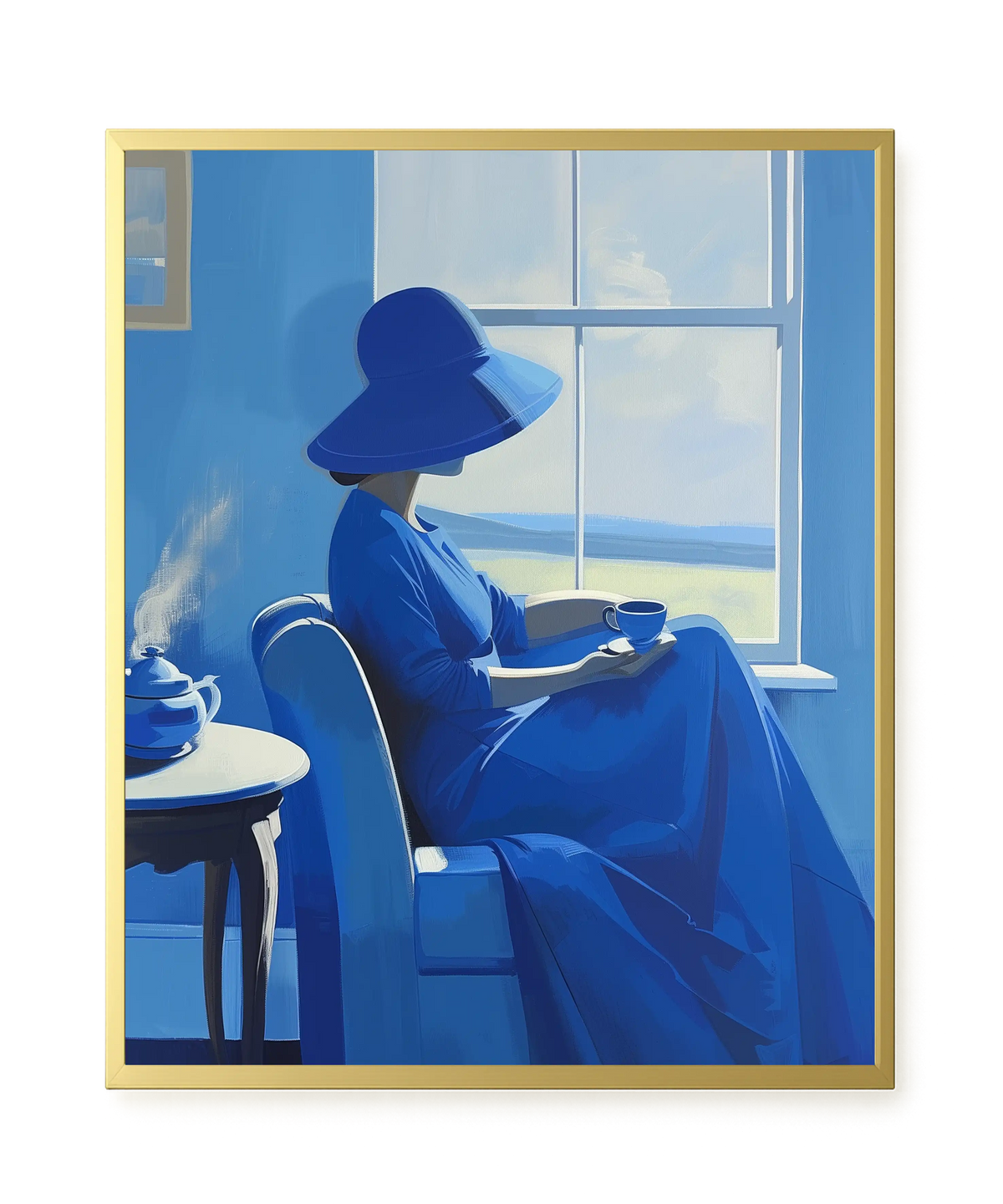 Blue Stillness Canvas Print