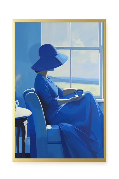 Blue Stillness Canvas Print