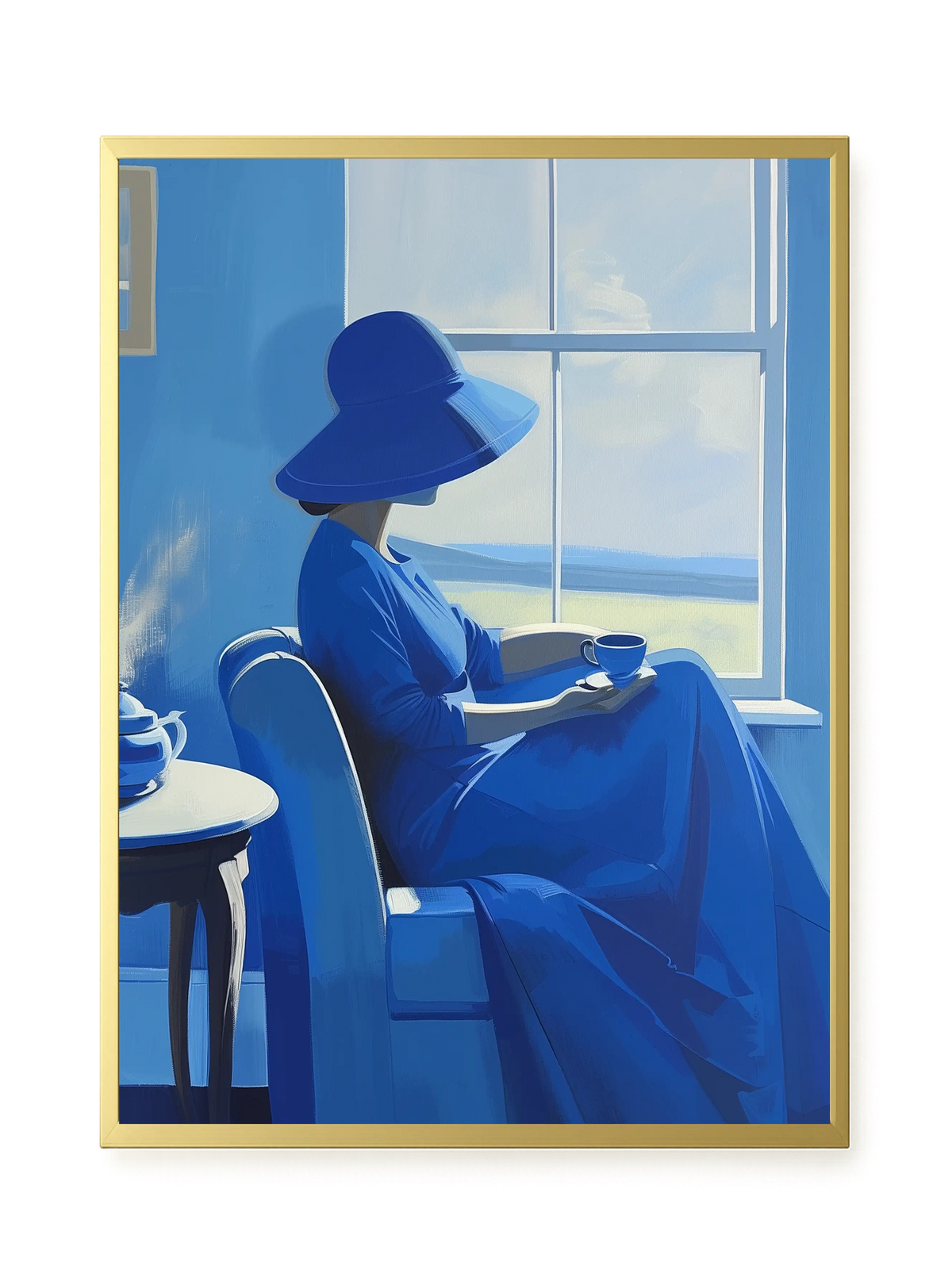 Blue Stillness Canvas Print