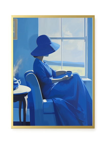 Blue Stillness Canvas Print