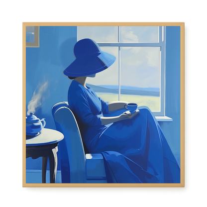 Blue Stillness Canvas Print