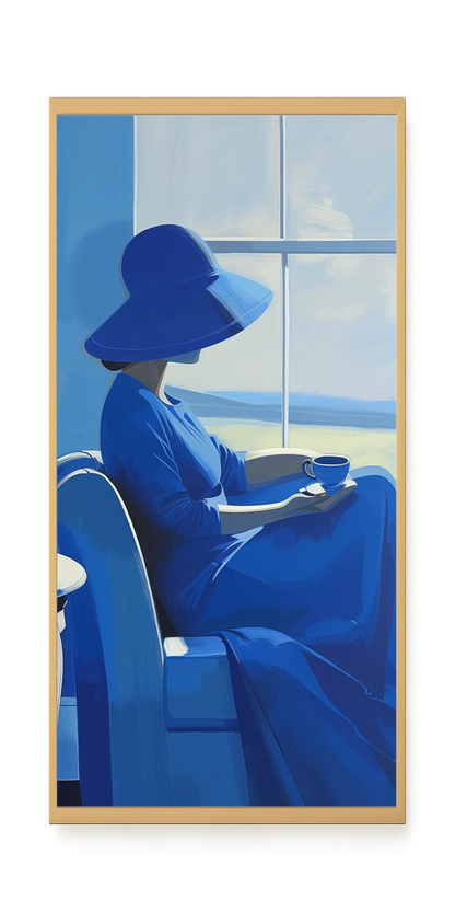 Blue Stillness Canvas Print
