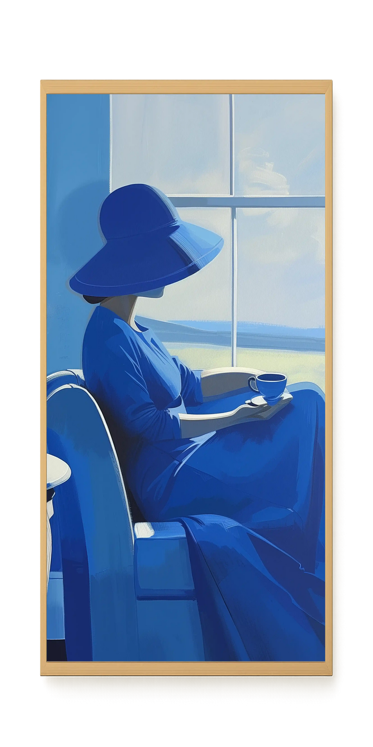 Blue Stillness Canvas Print
