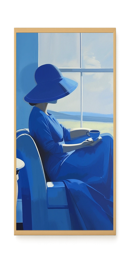 Blue Stillness Canvas Print