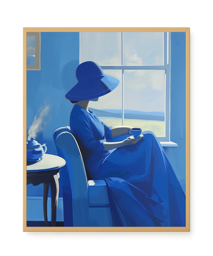 Blue Stillness Canvas Print