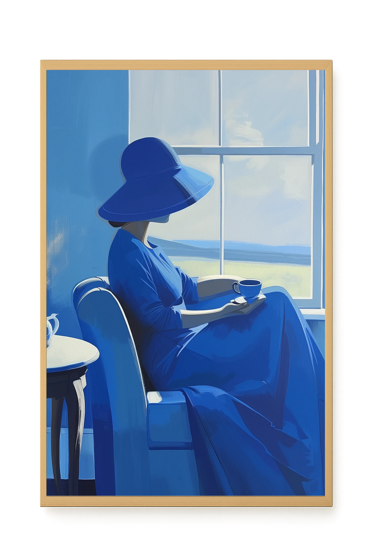 Blue Stillness Canvas Print
