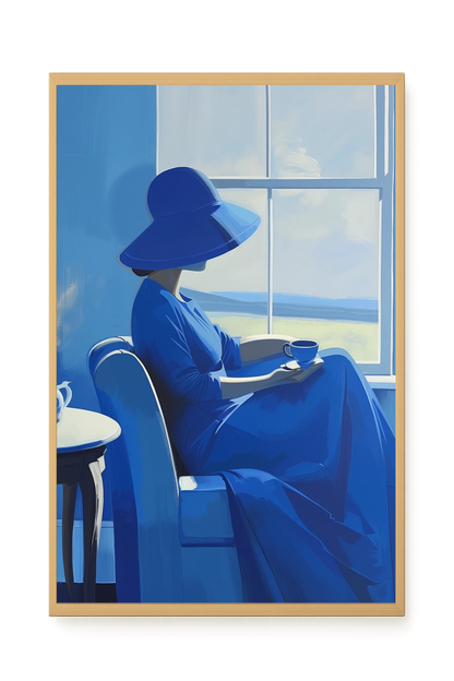 Blue Stillness Canvas Print