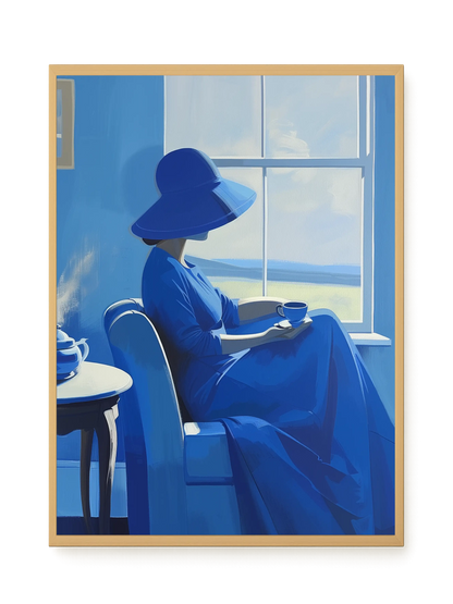 Blue Stillness Canvas Print