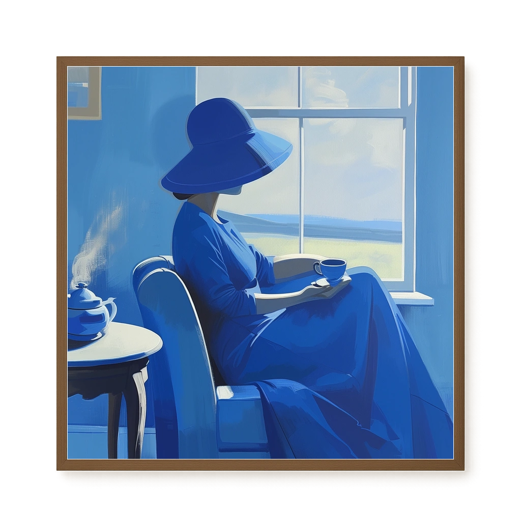 Blue Stillness Canvas Print