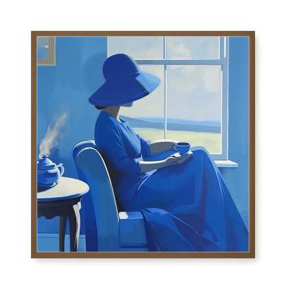 Blue Stillness Canvas Print