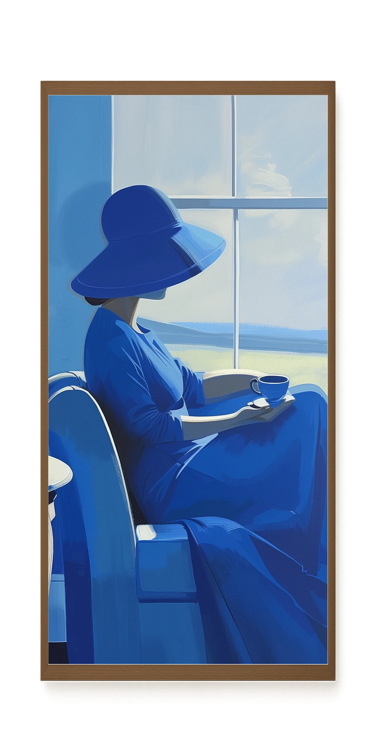 Blue Stillness Canvas Print