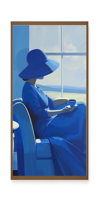 Blue Stillness Canvas Print