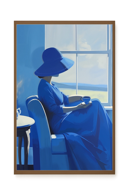 Blue Stillness Canvas Print
