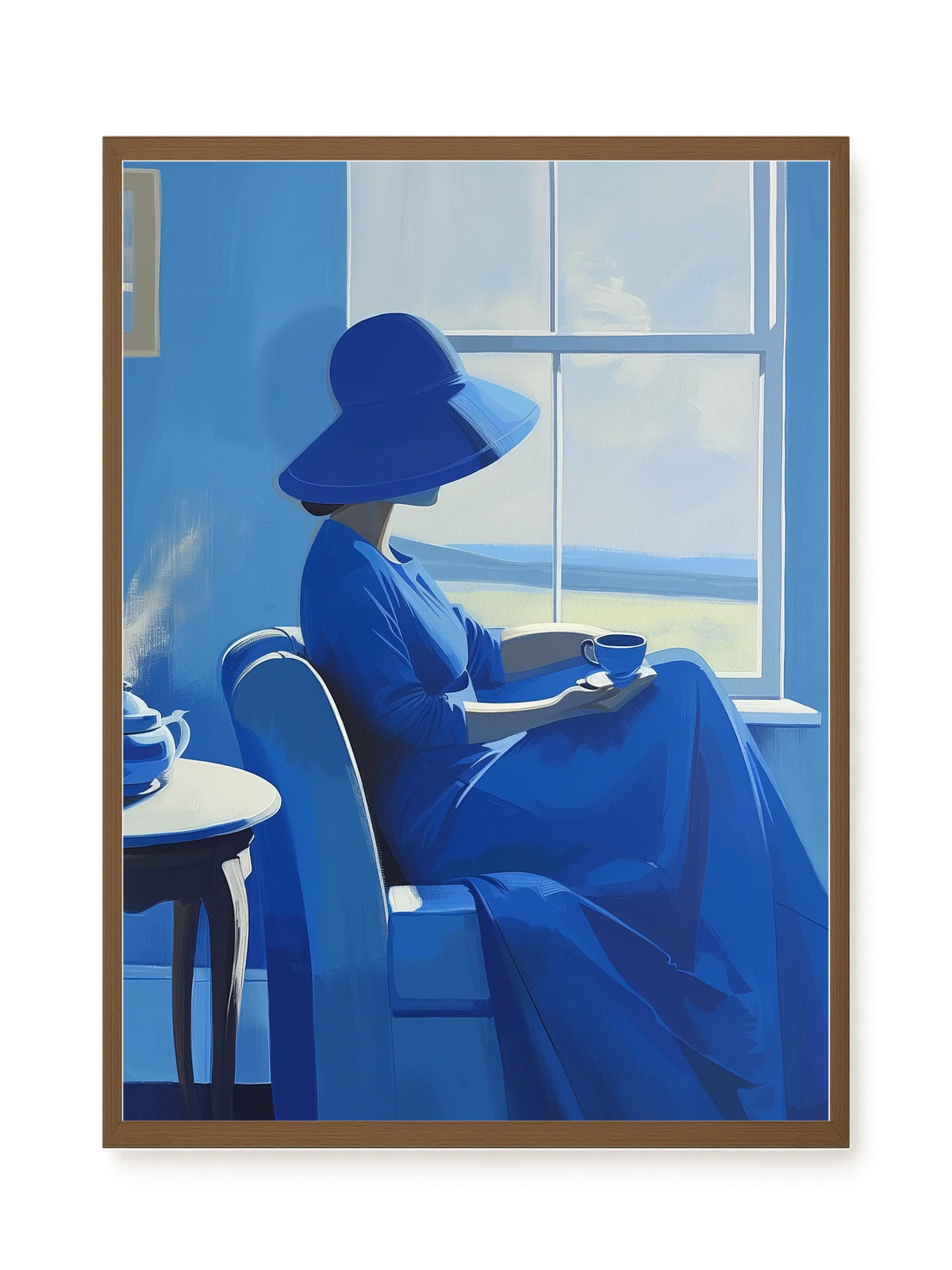 Blue Stillness Canvas Print