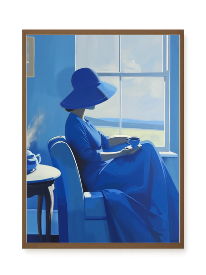 Blue Stillness Canvas Print