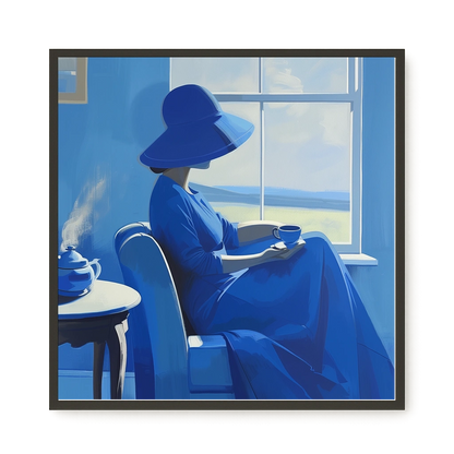 Blue Stillness Canvas Print