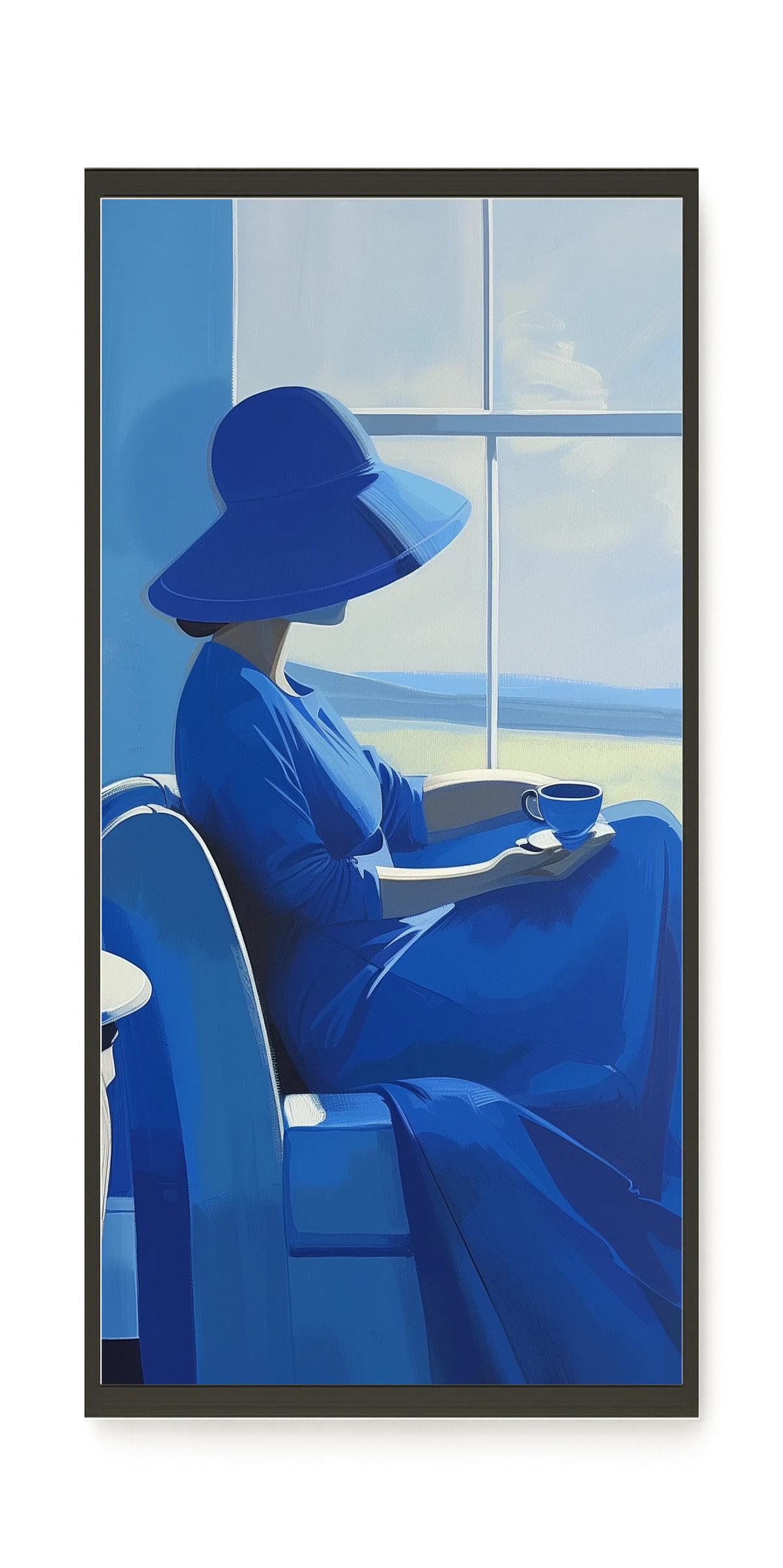Blue Stillness Canvas Print