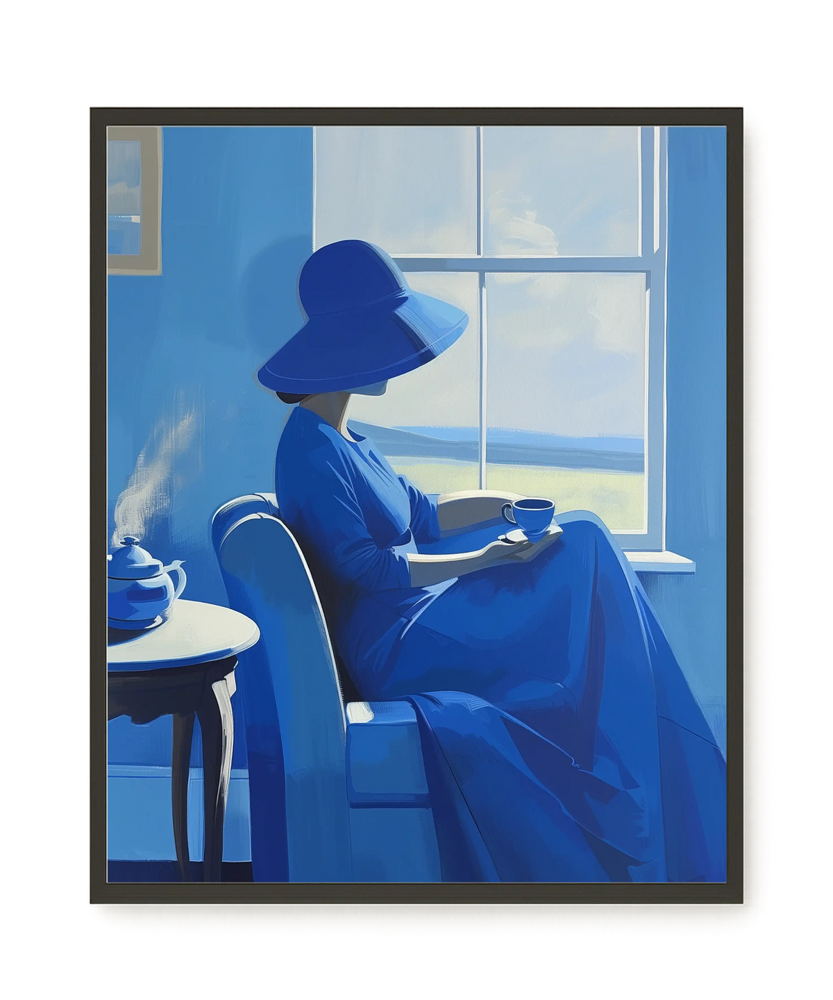 Blue Stillness Canvas Print