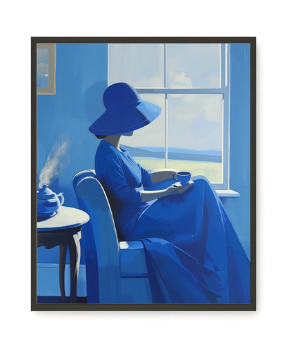 Blue Stillness Canvas Print
