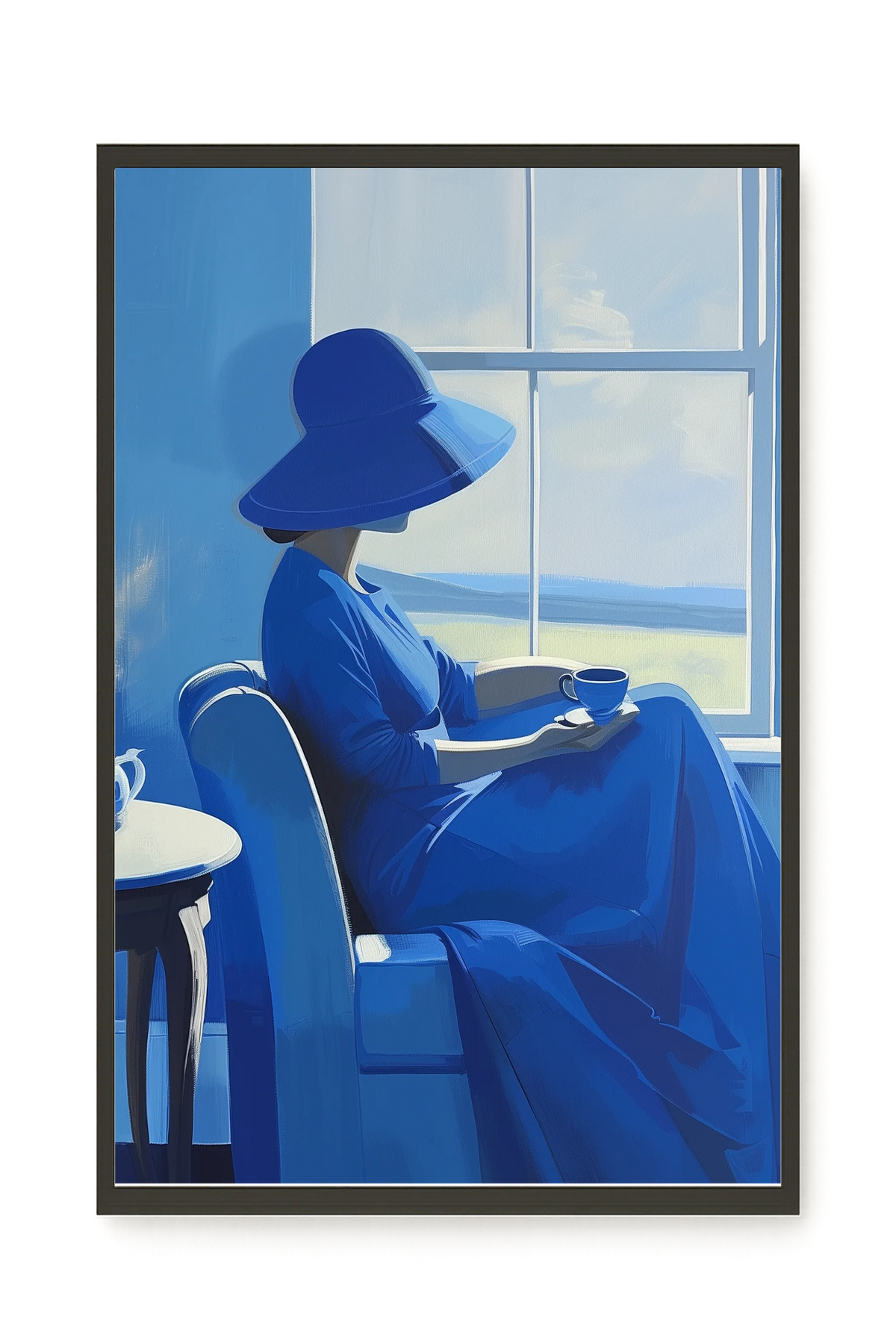 Blue Stillness Canvas Print