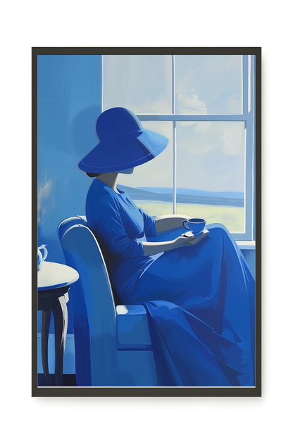 Blue Stillness Canvas Print
