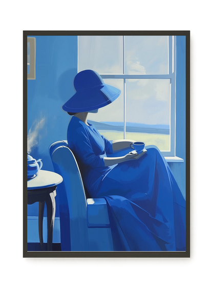 Blue Stillness Canvas Print