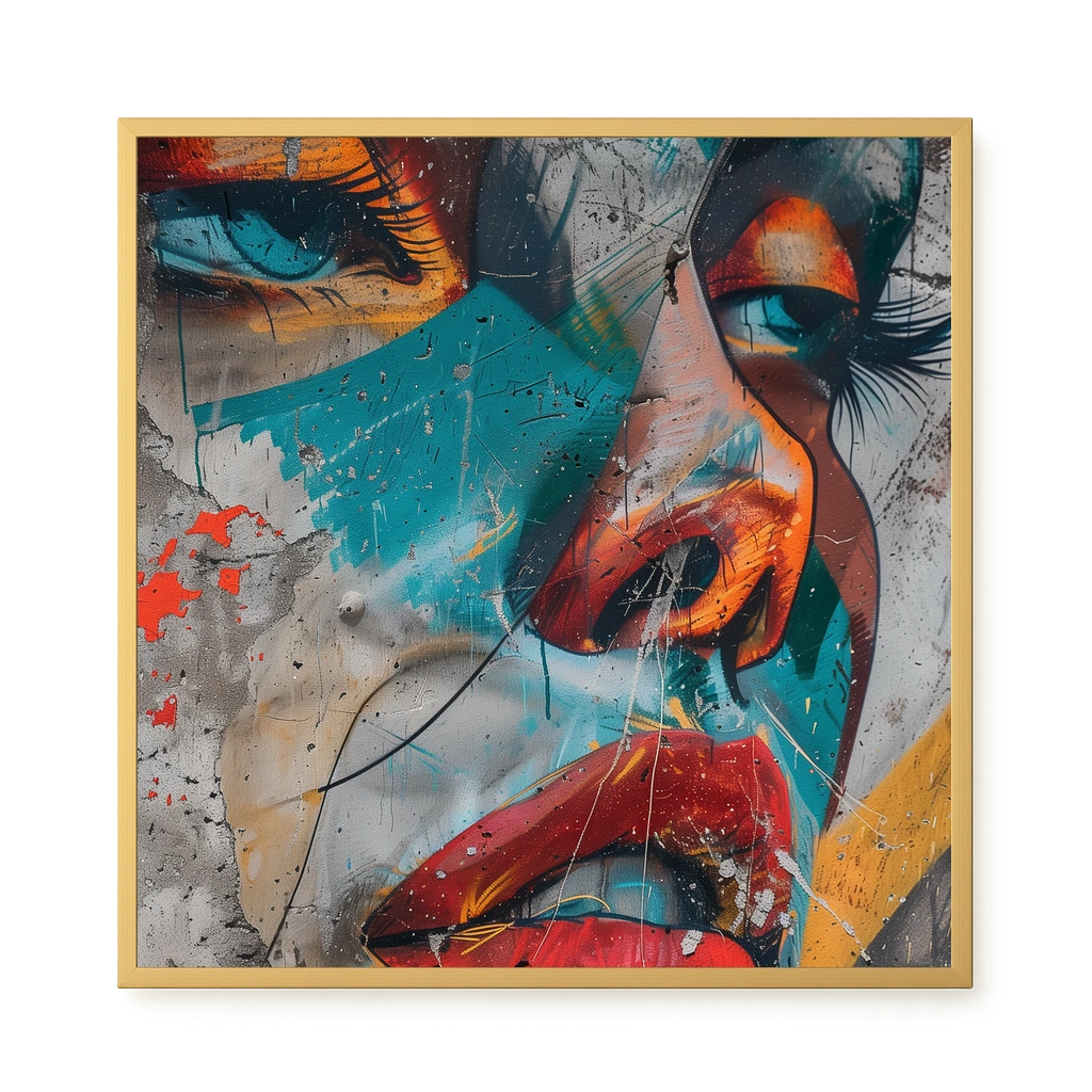 Strong Features Canvas Print