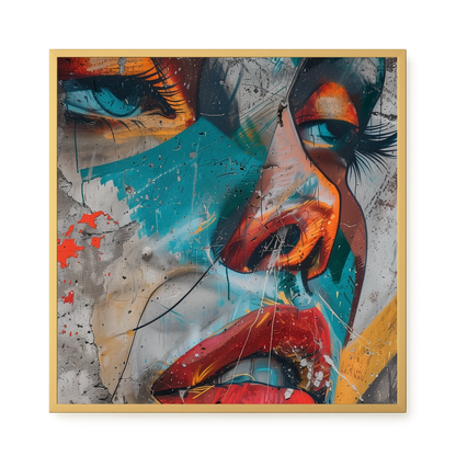 Strong Features Canvas Print