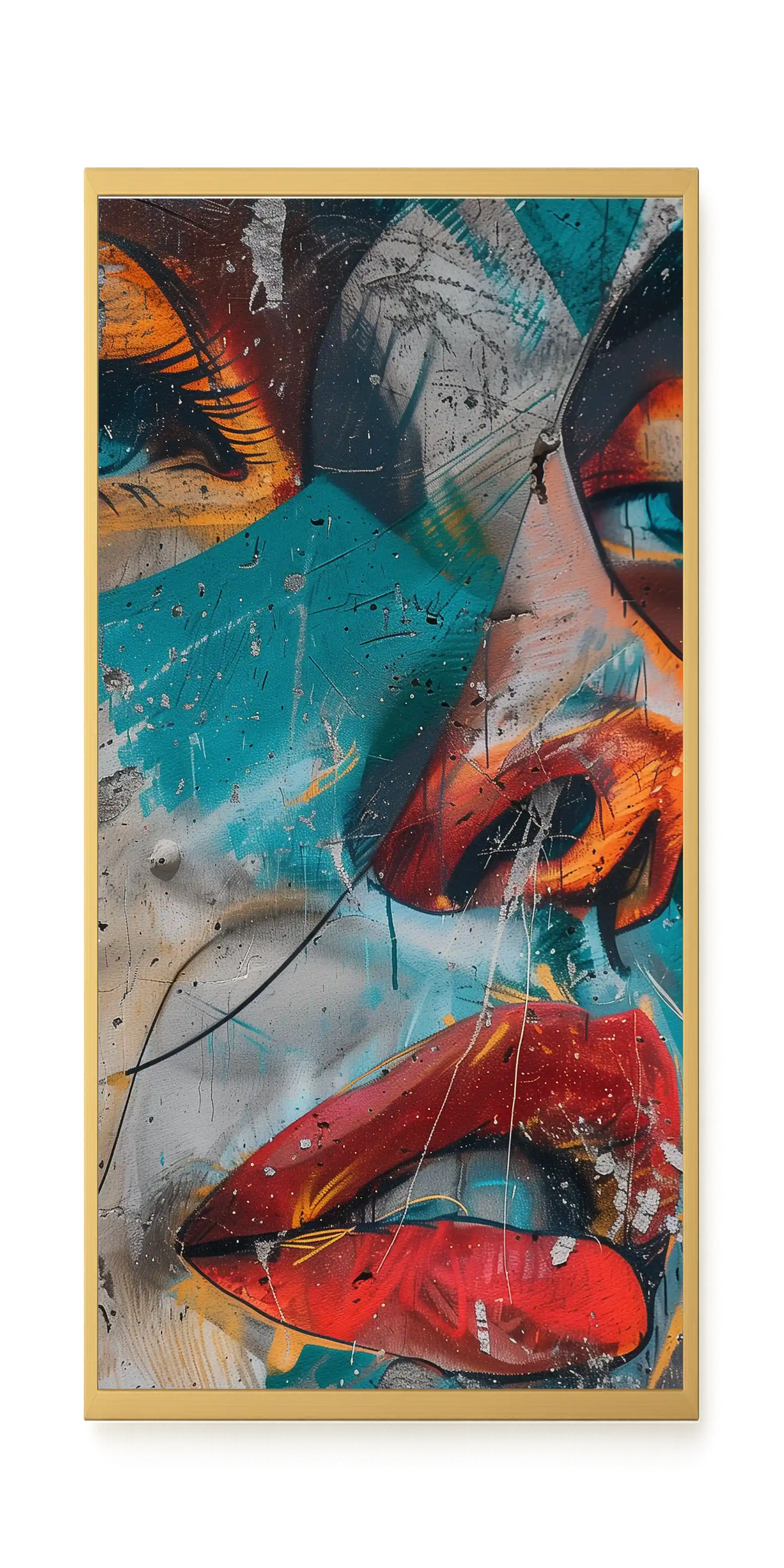 Strong Features Canvas Print