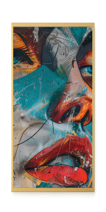 Strong Features Canvas Print