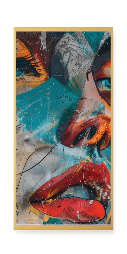 Strong Features Canvas Print