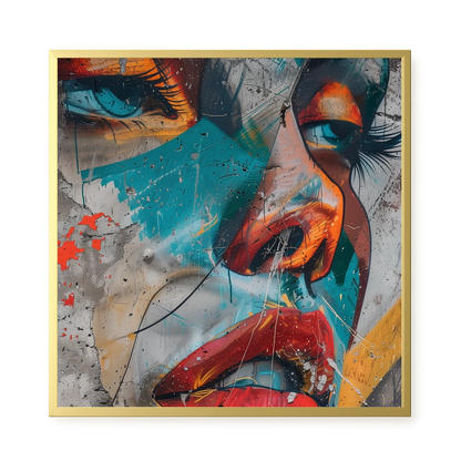 Strong Features Canvas Print