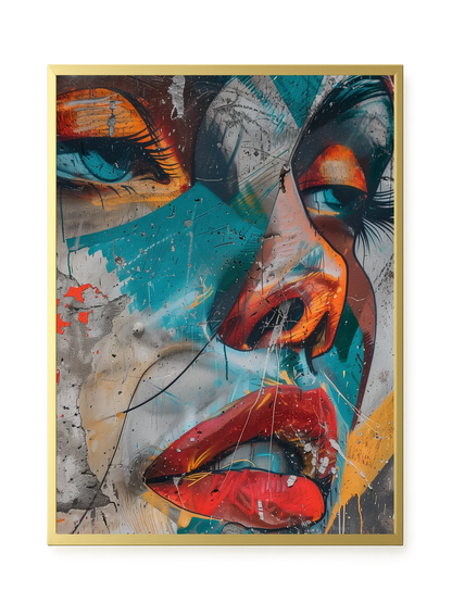 Strong Features Canvas Print