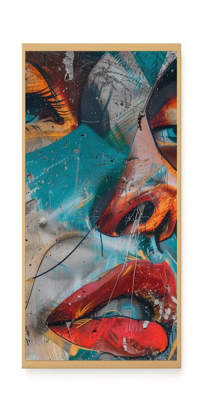 Strong Features Canvas Print