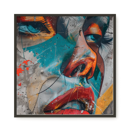 Strong Features Canvas Print