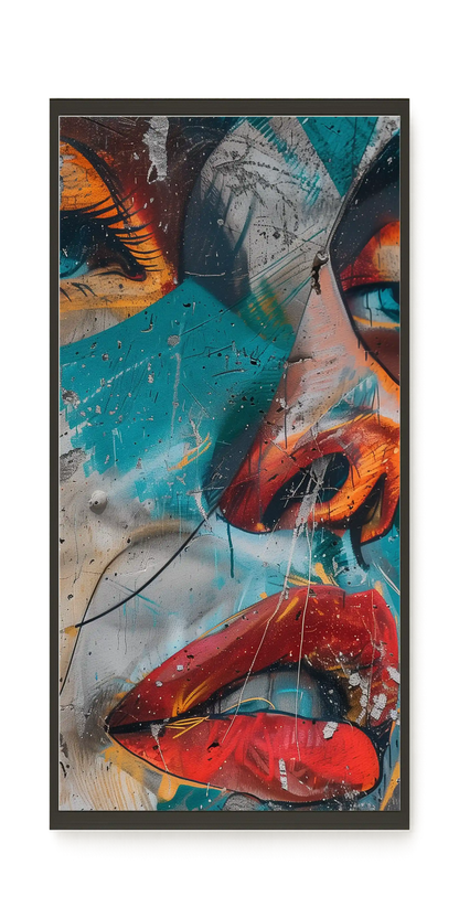 Strong Features Canvas Print