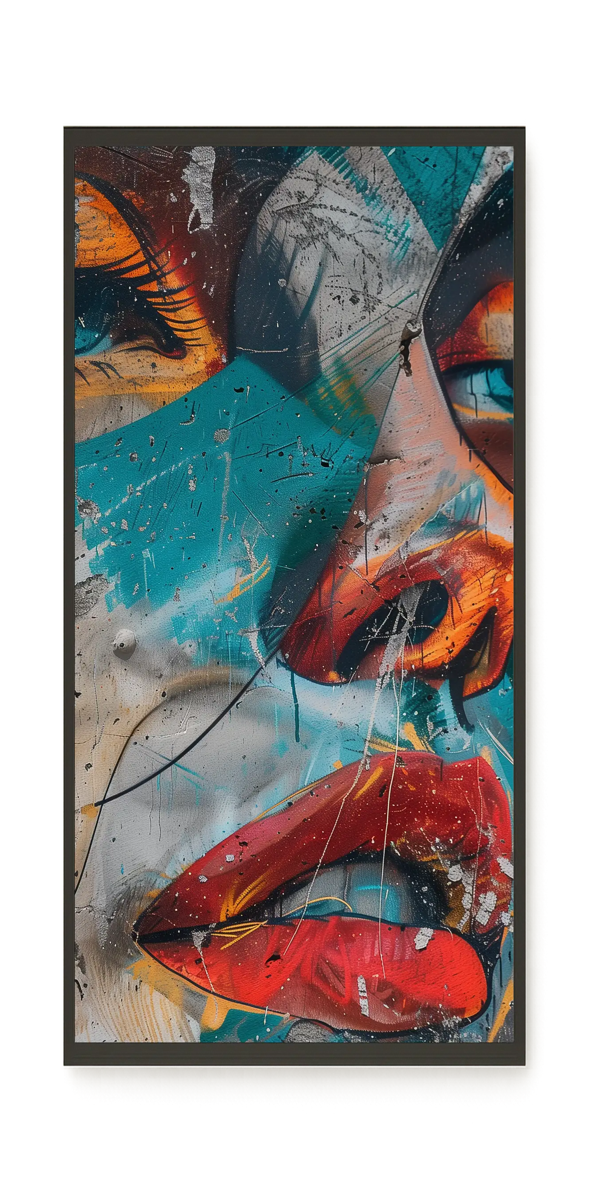 Strong Features Canvas Print