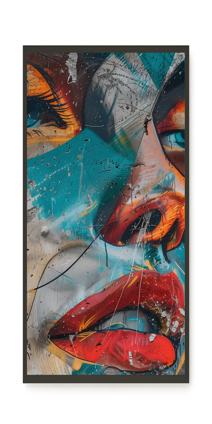Strong Features Canvas Print