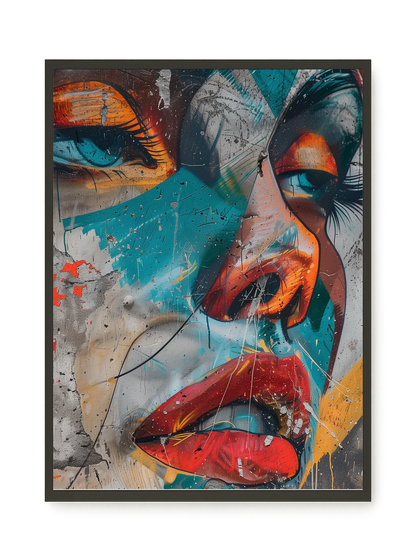 Strong Features Canvas Print
