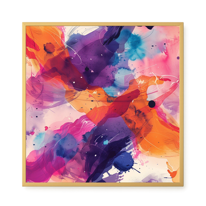 Pink Strokes Canvas Print