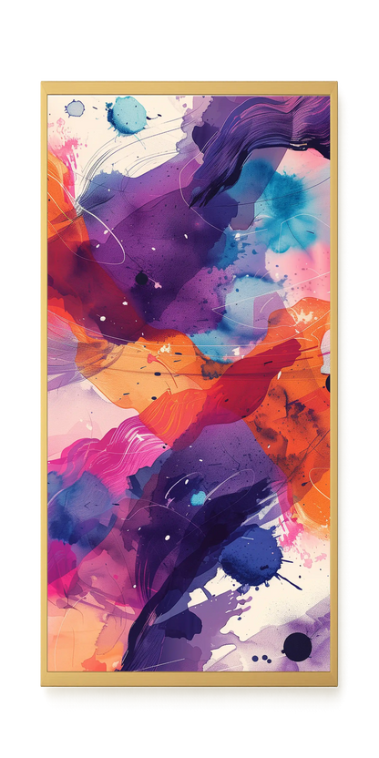 Pink Strokes Canvas Print